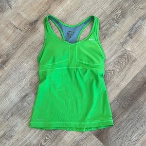 Nike | Lime Green Dri-Fit Racerback Tank